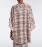 Melissa Odabash Josie chevron knitted kaftan