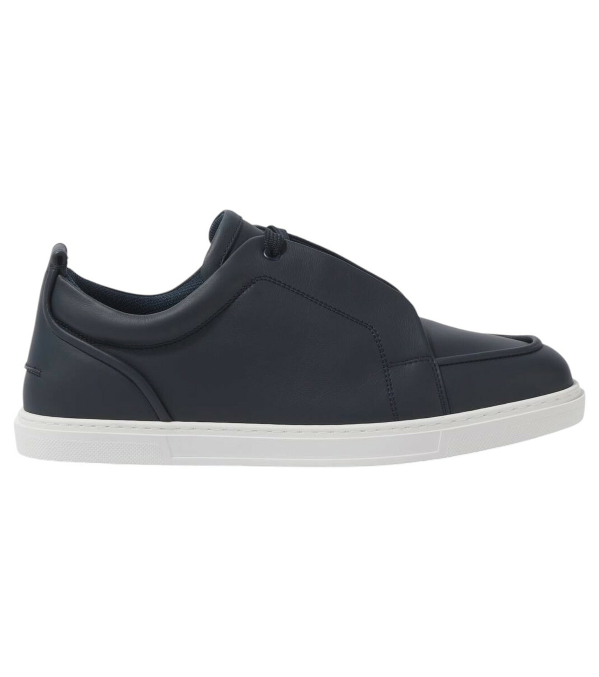 【Christian Louboutin】Jimmy レザースニーカー ラバートリム CHRISTIAN LOUBOUTIN Jimmy Rubber-Trimmed Leather Sneakers