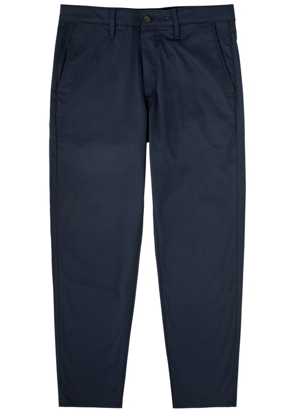 Photo: Rag & Bone Standard Cotton-blend Chinos Navy