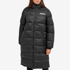 Napapijri Women's Box Logo Long Puffer Jacket in Black