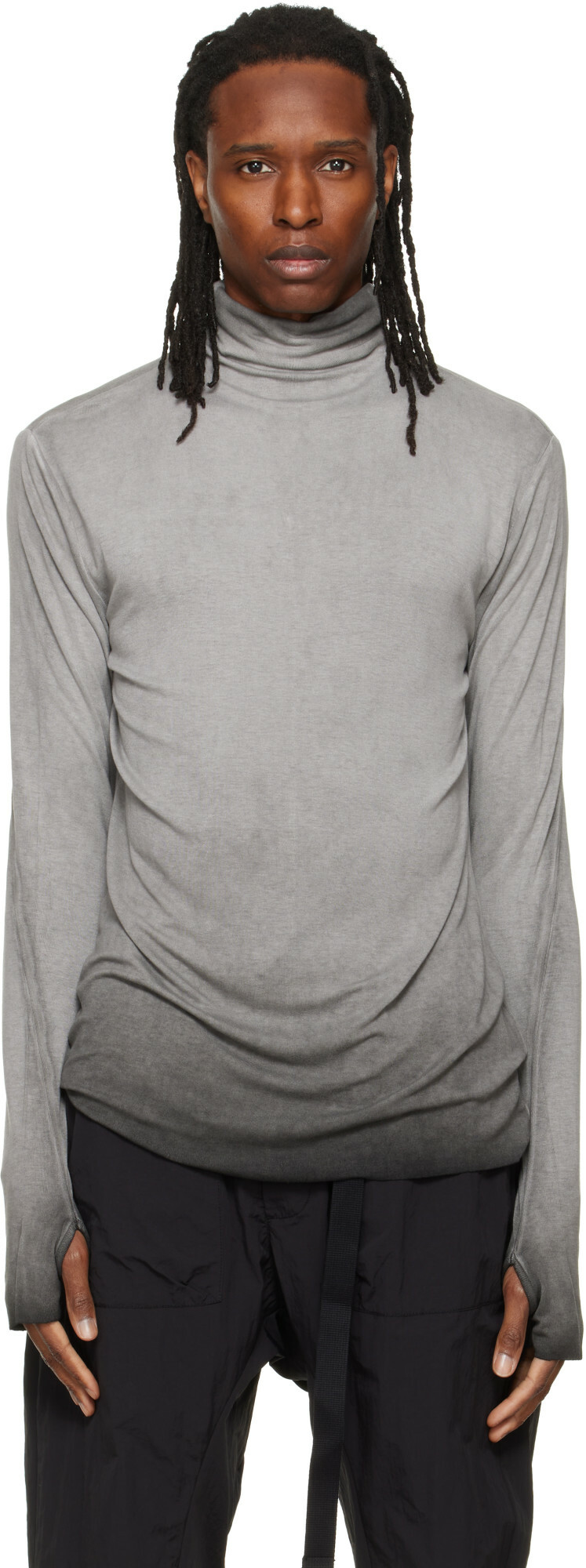 thom/krom Gray TS 1003 Turtleneck