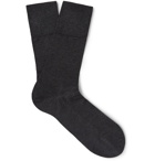 Falke - Tiago Stretch Cotton-Blend Socks - Charcoal