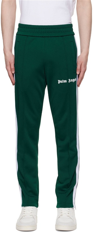 Photo: Palm Angels Green Logo Lounge Pants