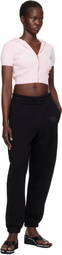 alexanderwang.t Black Puff Logo Sweatpants