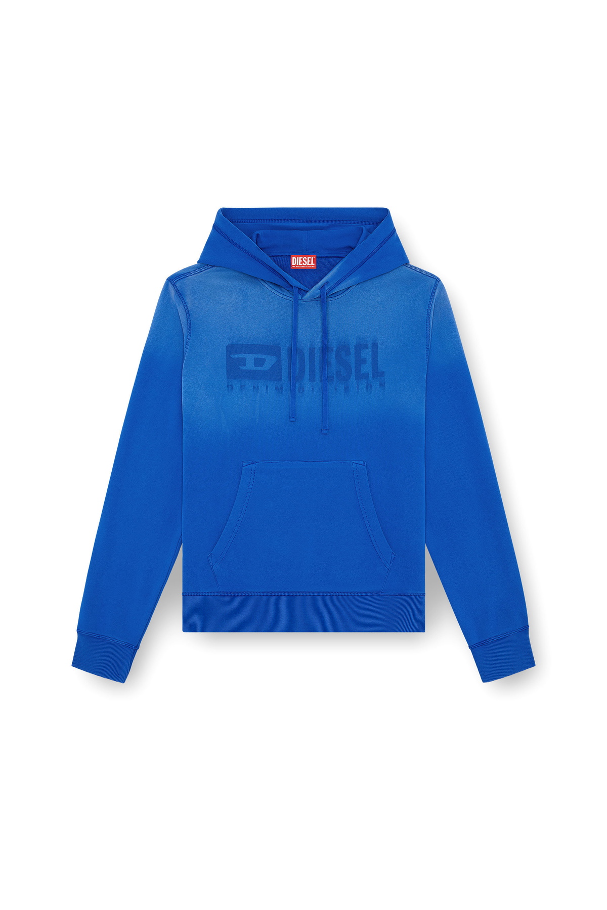Diesel Faded hoodie with Denim Division logo - Sweaters Mens