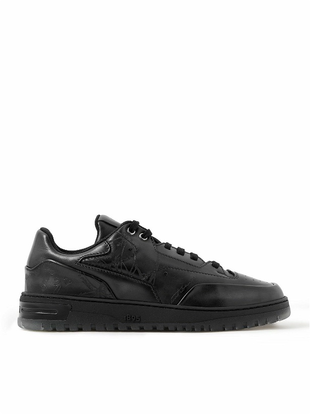 Photo: Berluti - Playoff Scritto Venezia Leather Sneakers - Black