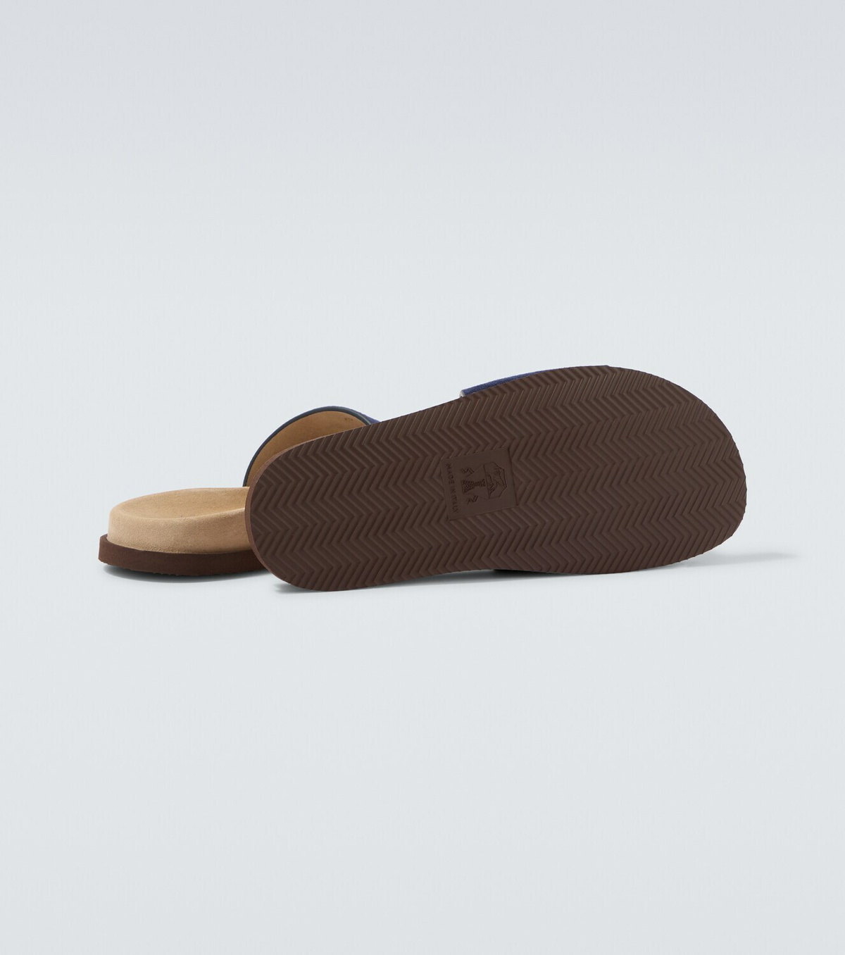 Brunello Cucinelli Suede slides