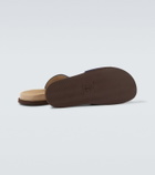 Brunello Cucinelli Suede slides