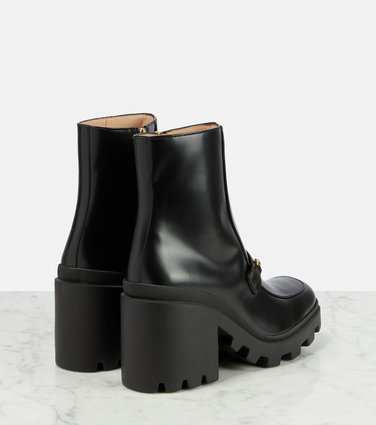 Gucci Horsebit leather ankle boots Gucci