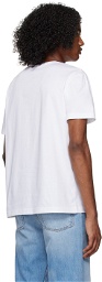 A.P.C. White Evan Nautical T-Shirt