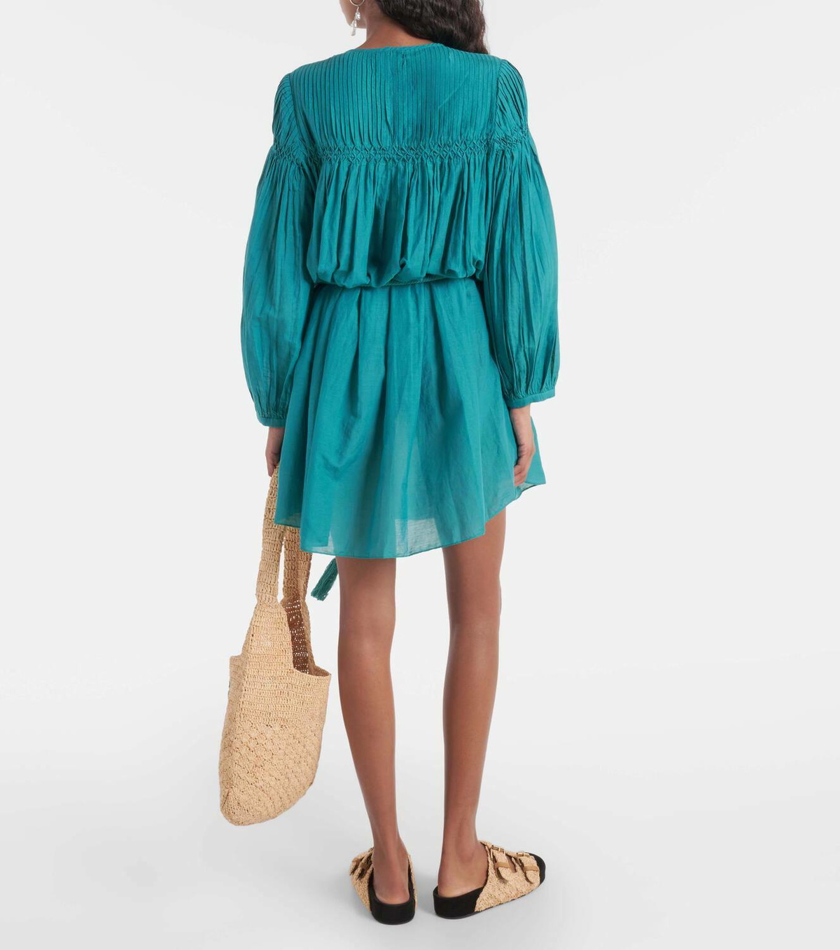 送料関税込★MARANT ETOILE★ダナエルコットンブレンドミニ Marant Etoile Danael cotton-blend minidress Isabel Marant Etoile