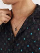 Suzanne Kalan - Rose Gold, Sapphire and Diamond Pendant Necklace