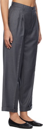 Carter Young Gray Pleated Trousers