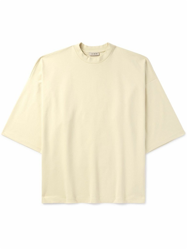 Photo: Fear of God - Thunderbird Milano Oversized Embroidered Jersey T-Shirt - Yellow