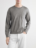 TOTEME - Merino Wool and Silk-Blend Sweater - Gray