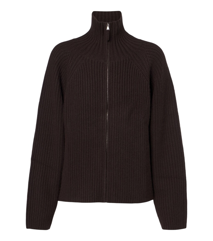 Photo: Jardin des Orangers Wool and cashmere zip-up cardigan