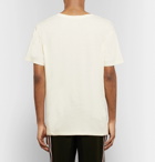 Gucci - Printed Cotton-Jersey T-Shirt - Men - Cream