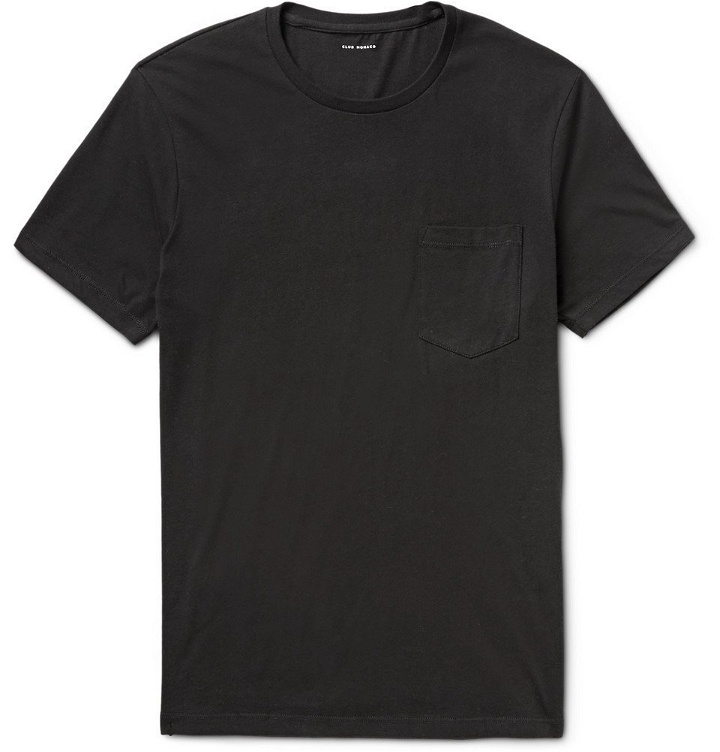 Photo: Club Monaco - Williams Cotton-Jersey T-Shirt - Black