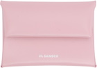 Jil Sander Pink Folded Coin Pouch