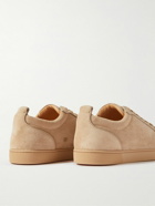 Christian Louboutin - Louis Junior Spiked Suede Sneakers - Neutrals