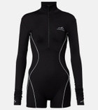 Balenciaga Logo zip-up bodysuit