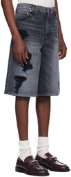 COÛT DE LA LIBERTÉ Gray Zander Denim Shorts