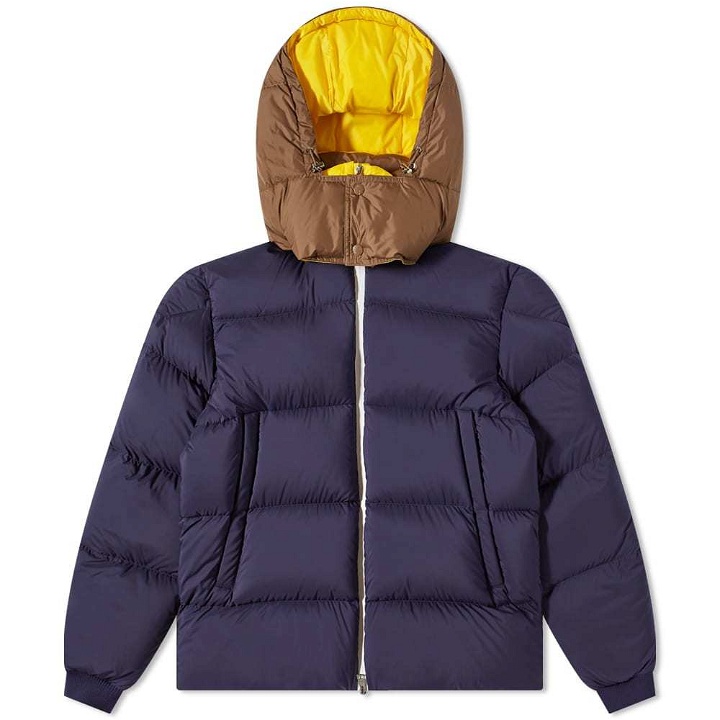 Photo: Moncler Loeb Contrast Hood Down Jacket