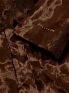 1017 ALYX 9SM - Faux Fur Coat - Brown