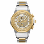 JBW Saxon GMT Quartz White Dial Unisex Watch JB-6101-N