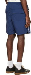 Rhude Navy 'RH' Logo Shorts