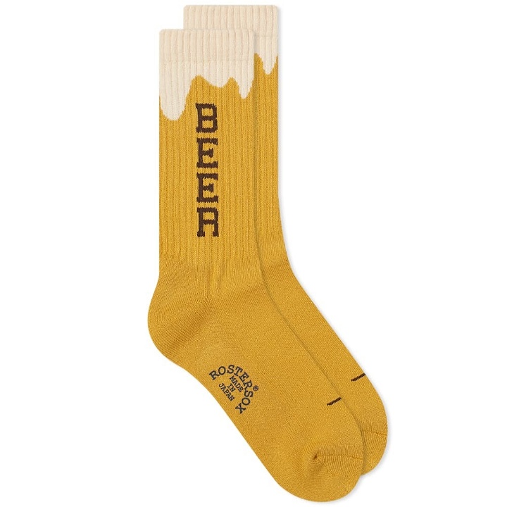 Photo: Rostersox Beer Sock in Yellow