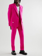 Alexander McQueen - Slim-Fit Tapered Wool-Twill Suit Trousers - Pink