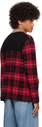 Guest in Residence Red Tartan Industry Jacket
