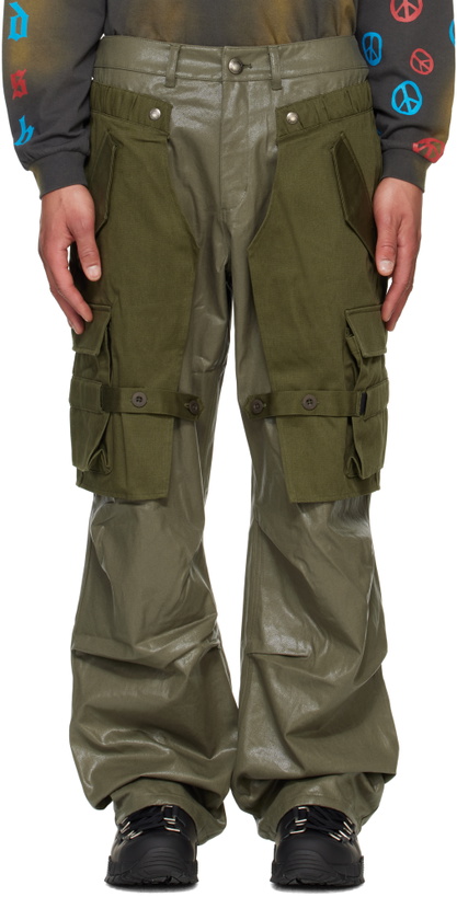 ANDERSSON BELL - Raptor Layered Cotton Cargo Pants Andersson Bell