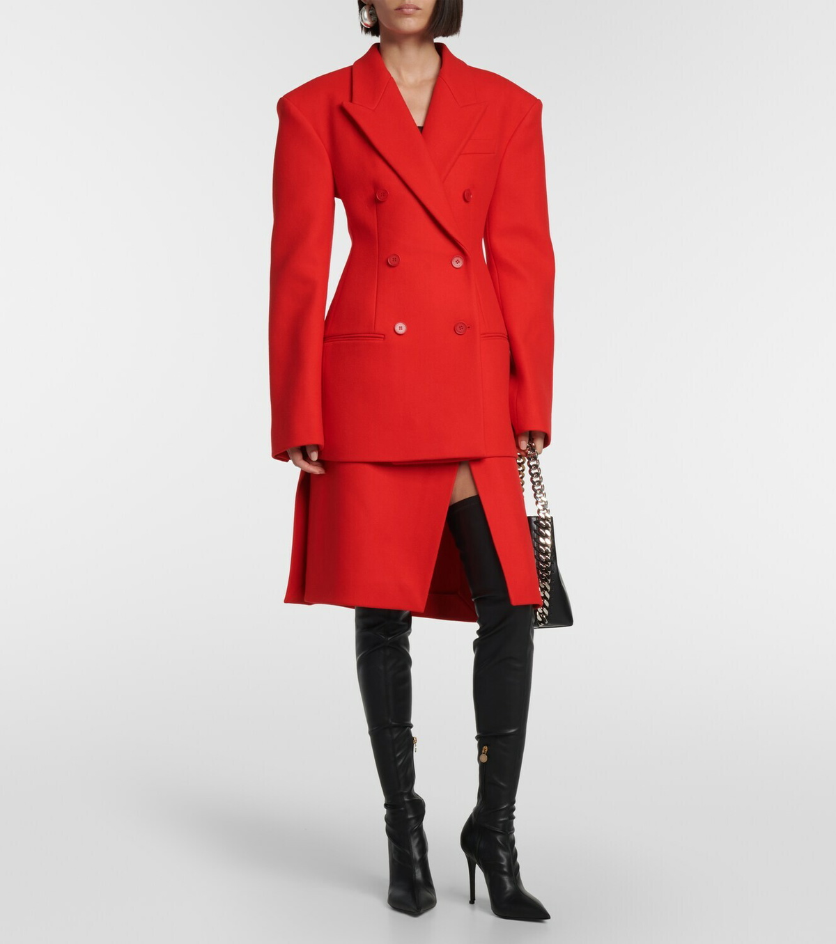 Stella McCartney Double-breasted wool blazer Stella McCartney