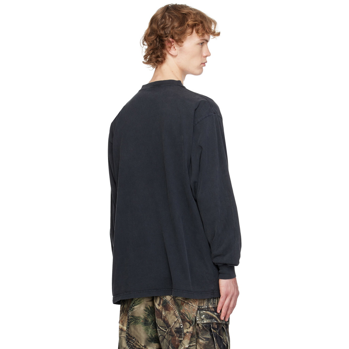 Balenciaga Black 'BB' Stencil T-shirt