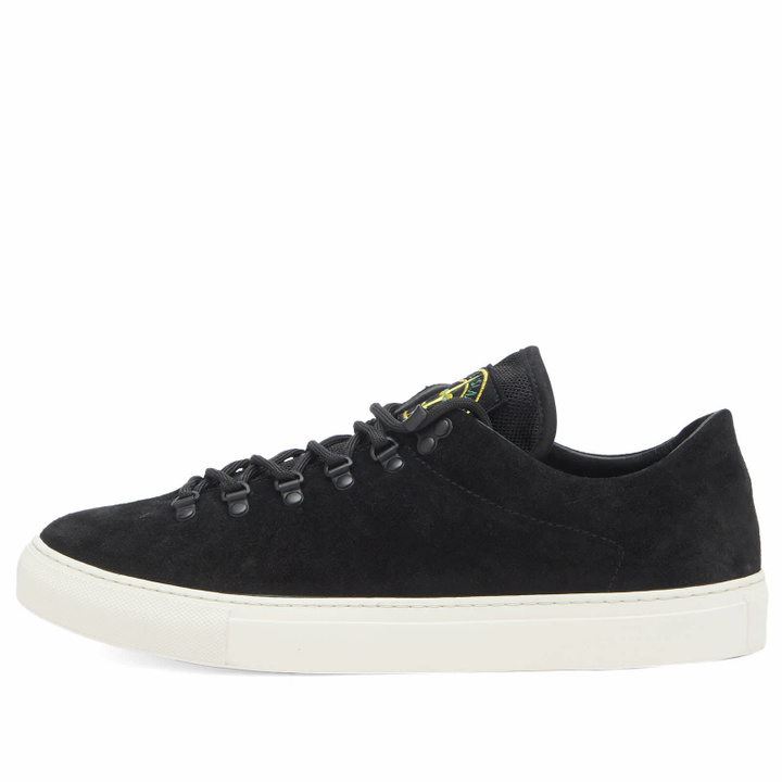 Photo: Stone Island Men's Low Top Sneakers in Black