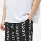 PACCBET Men's All Over Logo Pants in Black