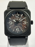 Bell and Ross BR 03 Automatic Black Dial Mens Watch BR03A-BL-SKCE/SRB