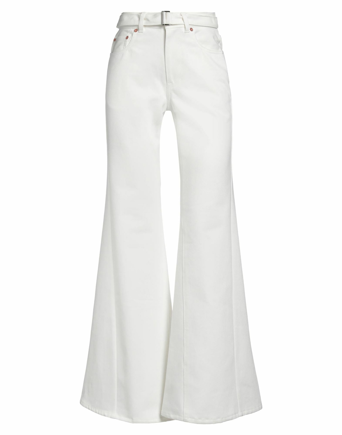 Sacai Womens Jeans in White