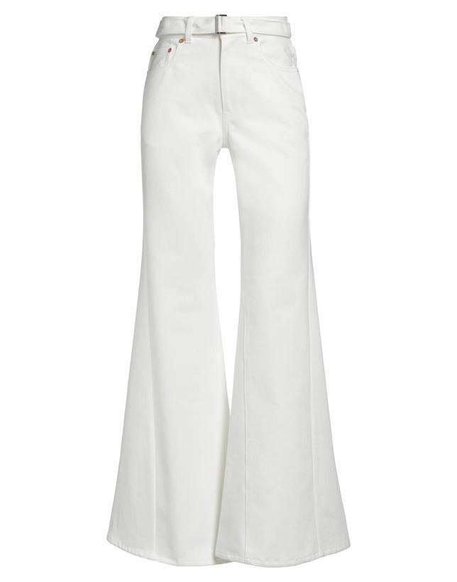 Photo: Sacai Womens Jeans in White