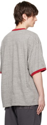 UNDERCOVER Gray Appliqué T-Shirt