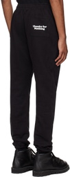 PLACES+FACES Black 'Thanks For Nothing' Lounge Pants