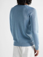 Boglioli - Garment-Dyed Cotton Sweater - Blue