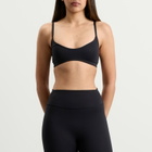 Nike Women's x SKIMS Matte Micro Scoop Bra in Obsidian