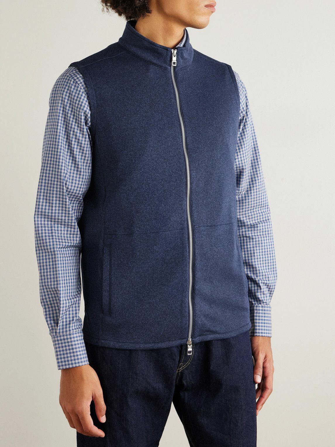 Peter Millar - Crown Recycled-Fleece Gilet - Blue