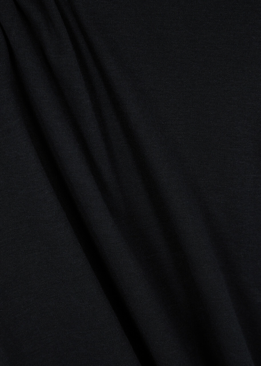 Hanro Seamless Cotton Tank Black