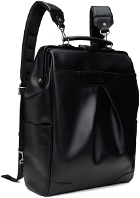 master-piece Black Tact Leather Backpack