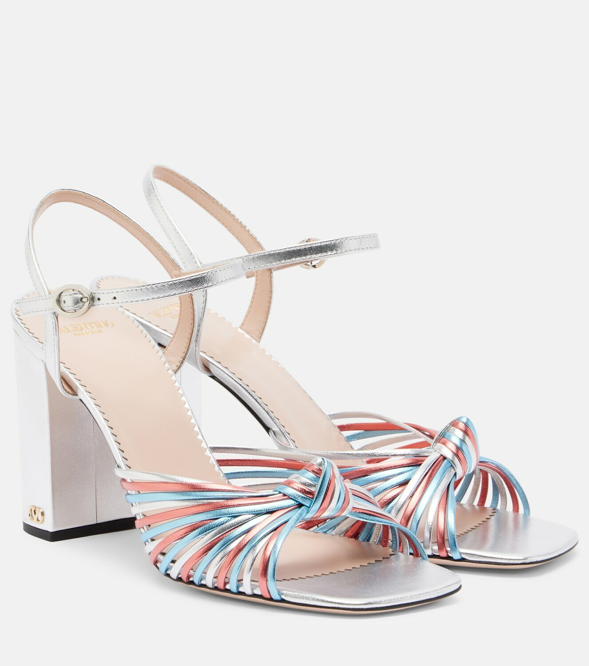 Valentino Garavani Annet metallic leather sandals