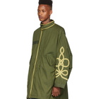 R13 Green Fishtail Parka Jacket